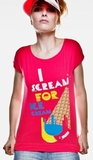 Ice Cream Girlshirt Rot 