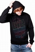 We Were Here Schwarz Hoody