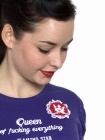 Queen of fucking everything Girl Pin-Shirt