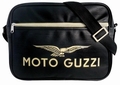 Moto Guzzi Schultertasche - schwarz