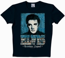 Logoshirt - Elvis Shirt  - American Legend - Black