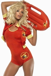 Baywatch Rettungsschwimmer Kost&uuml;m Badeanzug