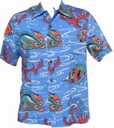 Kalakaua - original Hawaiihemd - Clown Fish - Peri
