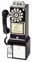 Retrotelefon Diner - Schwarz