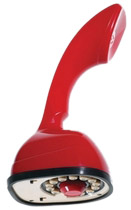 Retrotelefon Scandi - Rot