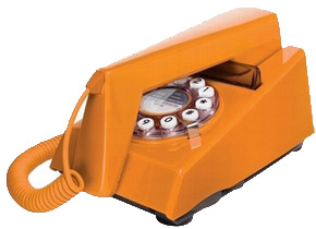 Retrotelefon Trim - Orange