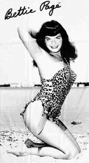 Strandtuch - Bettie Page