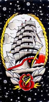 Strandtuch - Clipper Ship