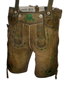 Lederhose - Pfui Deifl 3 kurz