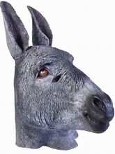 Eselmaske grau