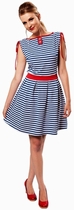 Mademoiselle Y�Y� - C�cille Kleid - Streifen